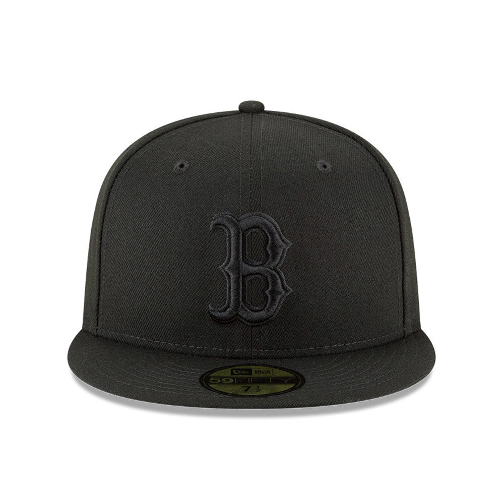Gorra ajustada 59FIFTY de los Boston Red Sox en negro tonal