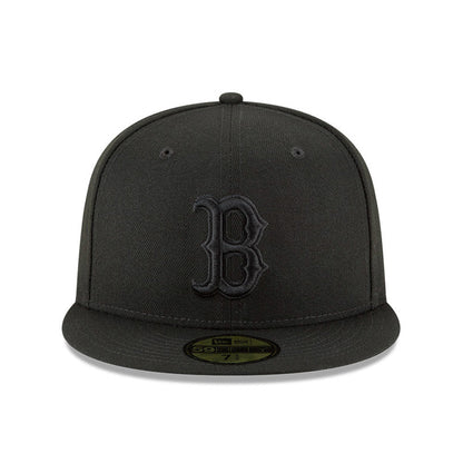 Gorra ajustada 59FIFTY de los Boston Red Sox en negro tonal