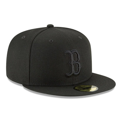 Gorra ajustada 59FIFTY de los Boston Red Sox en negro tonal