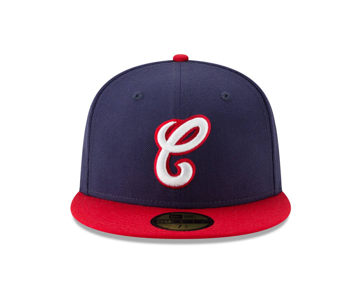 Gorra ajustada 59FIFTY clásica de la colección Cooperstown de los Chicago White Sox 1987 en azul marino/rojo
