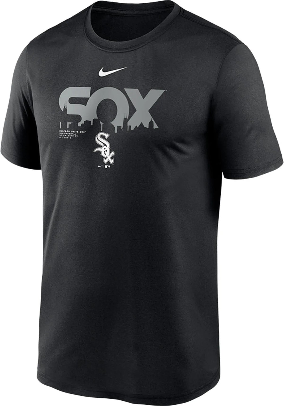 Camiseta Nike Performance My Town negra de los Chicago White Sox para hombre
