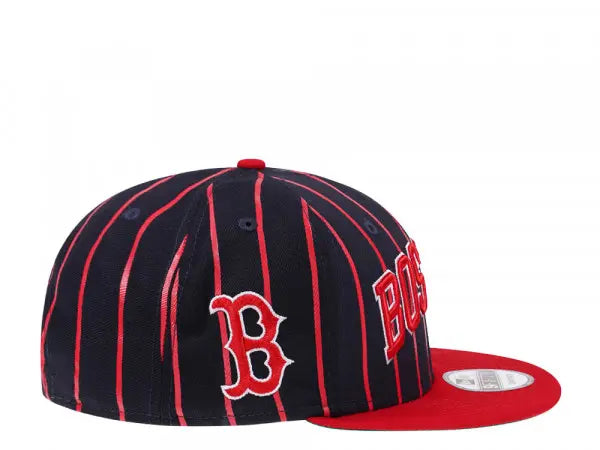 Boston Red Sox Navy/Red City Arch New Era 9FIFTY Snapback Hat