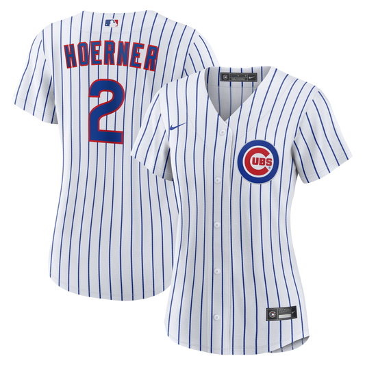 Women's Nico Hoerner Chicago Cubs Nike White Home Replica Team Jersey