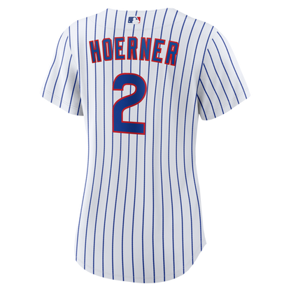 Women's Nico Hoerner Chicago Cubs Nike White Home Replica Team Jersey