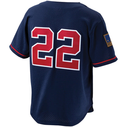 Men's Bo Jackson California Angels Mitchell & Ness Cooperstown Collection Authentic Batting Practice Jersey - Navy