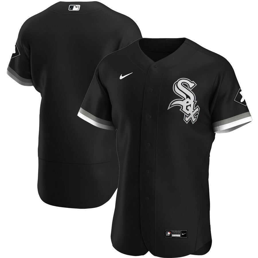 Camiseta oficial auténtica alternativa negra Nike de los Chicago White Sox para hombre