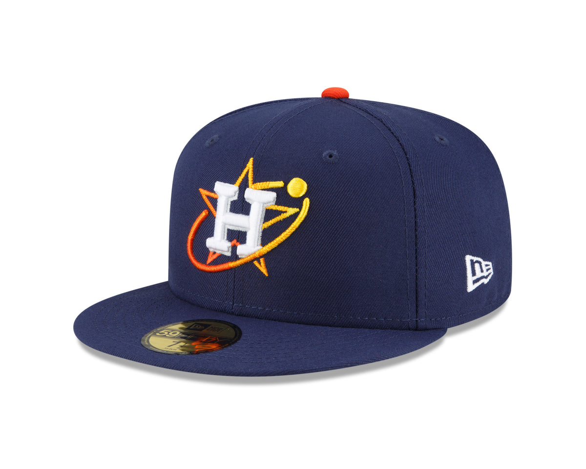 Gorra ajustada 59FIFTY New Era Houston Astros City Connect en azul marino para hombre