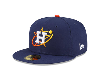 Gorra ajustada 59FIFTY New Era Houston Astros City Connect en azul marino para hombre