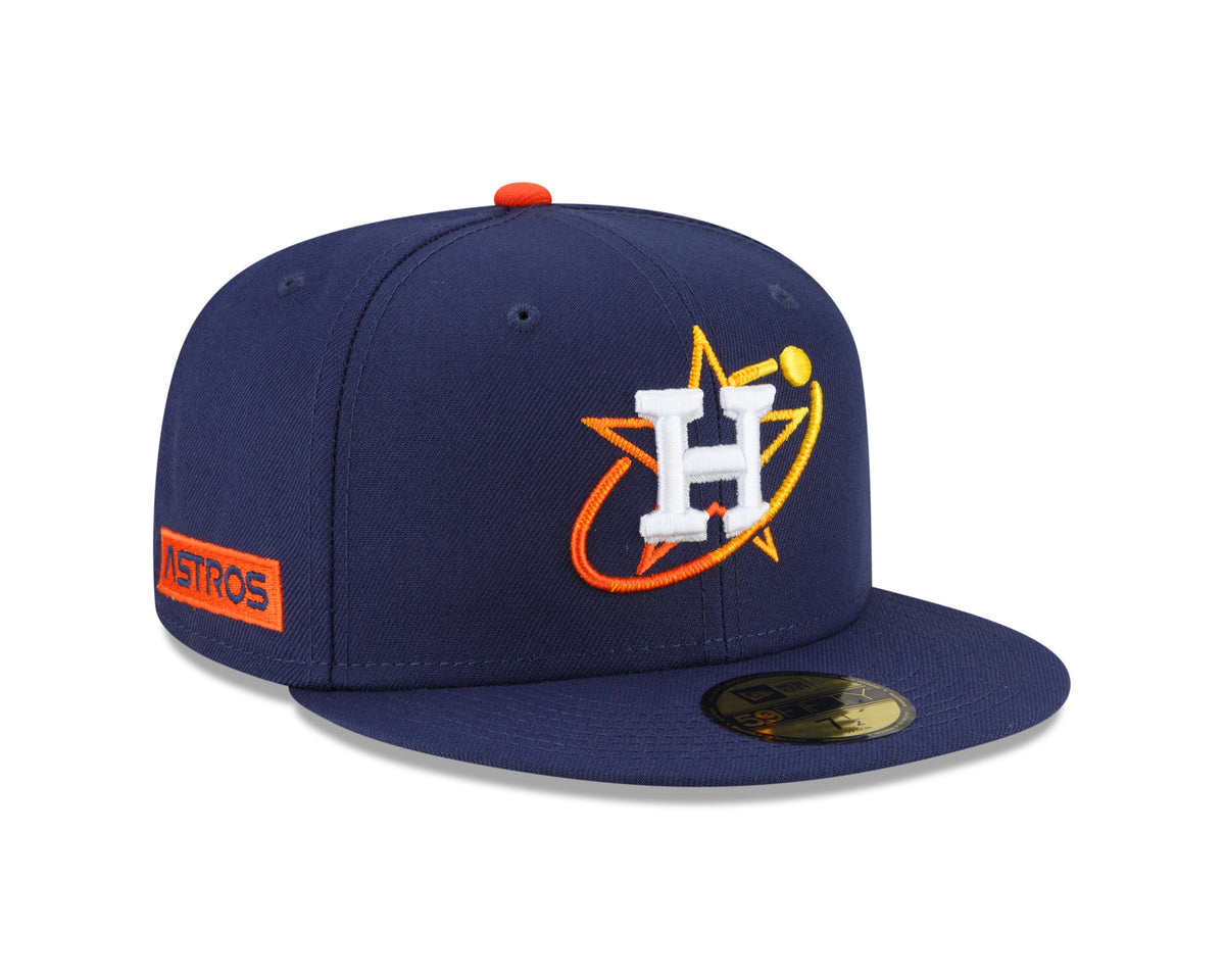Gorra ajustada 59FIFTY New Era Houston Astros City Connect en azul marino para hombre