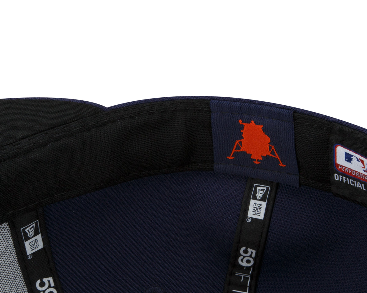 Gorra ajustada 59FIFTY New Era Houston Astros City Connect en azul marino para hombre