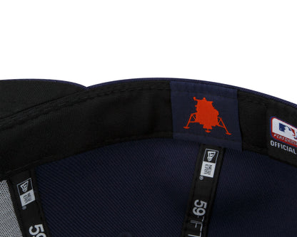 Gorra ajustada 59FIFTY New Era Houston Astros City Connect en azul marino para hombre