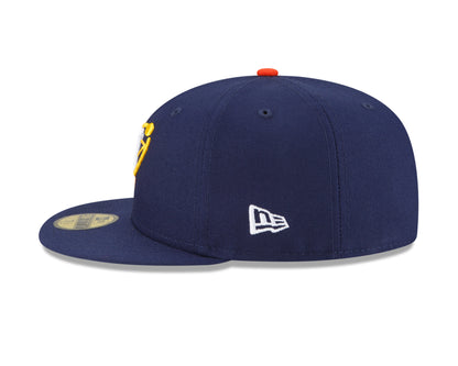 Gorra ajustada 59FIFTY New Era Houston Astros City Connect en azul marino para hombre