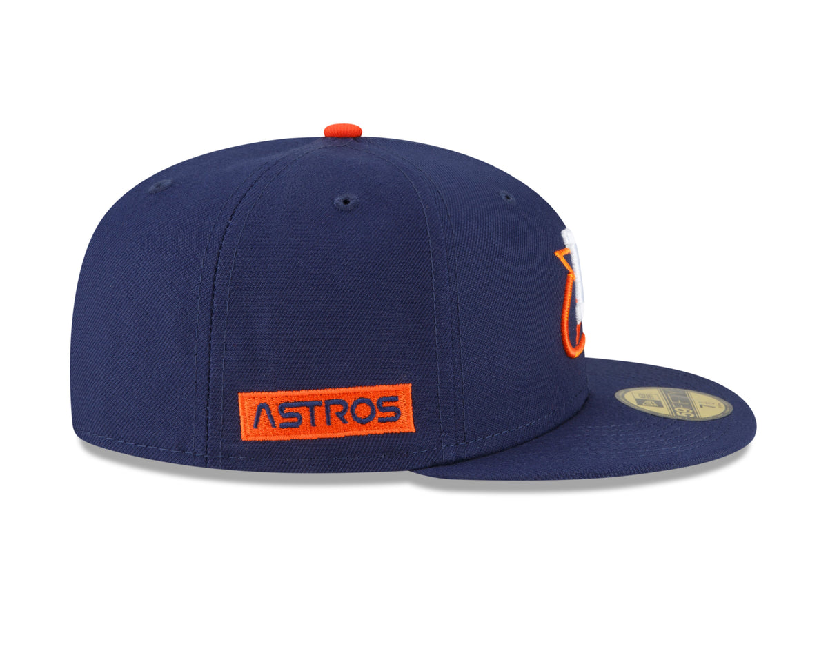 Gorra ajustada 59FIFTY New Era Houston Astros City Connect en azul marino para hombre