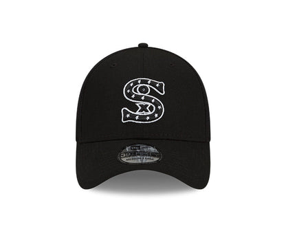 Men's Chicago White Sox New Era Black Batting Practice 39THIRTY Flex-Fit Hat
