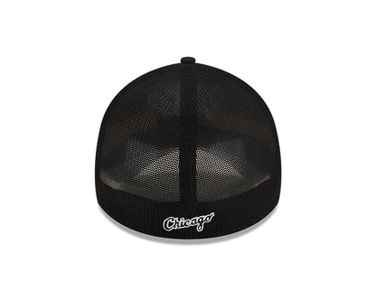 Men's Chicago White Sox New Era Black Batting Practice 39THIRTY Flex-Fit Hat