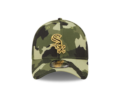 Gorra 39THIRTY Flex New Era Camo 2022 Armed Forces Day de los Chicago White Sox para hombre