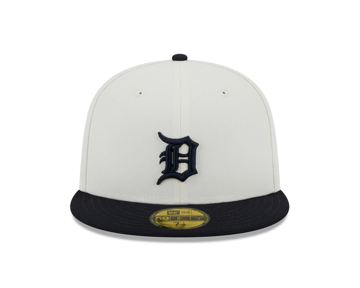 Detroit Tigers 1984 World Series Cream/Navy New Era Retro 59FIFTY Fitted Hat