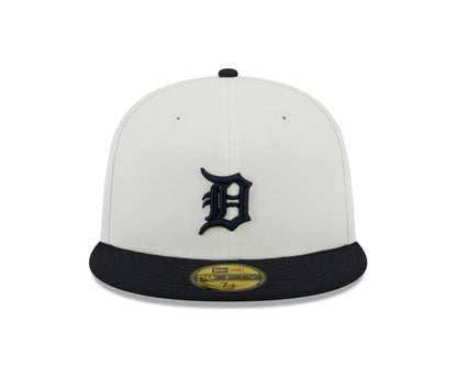 Detroit Tigers 1984 World Series Cream/Navy New Era Retro 59FIFTY Fitted Hat
