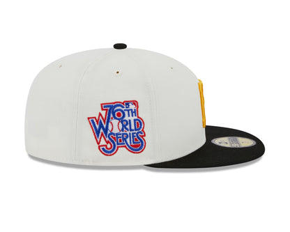 Pittsburgh Pirates 76th World Series Cream/Black New Era Retro 59FIFTY Fitted Hat