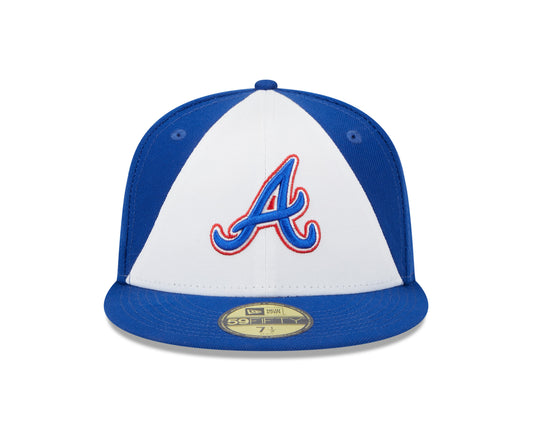 Gorra ajustada New Era 59FIFTY Atlanta Braves City Connect en azul real/blanco