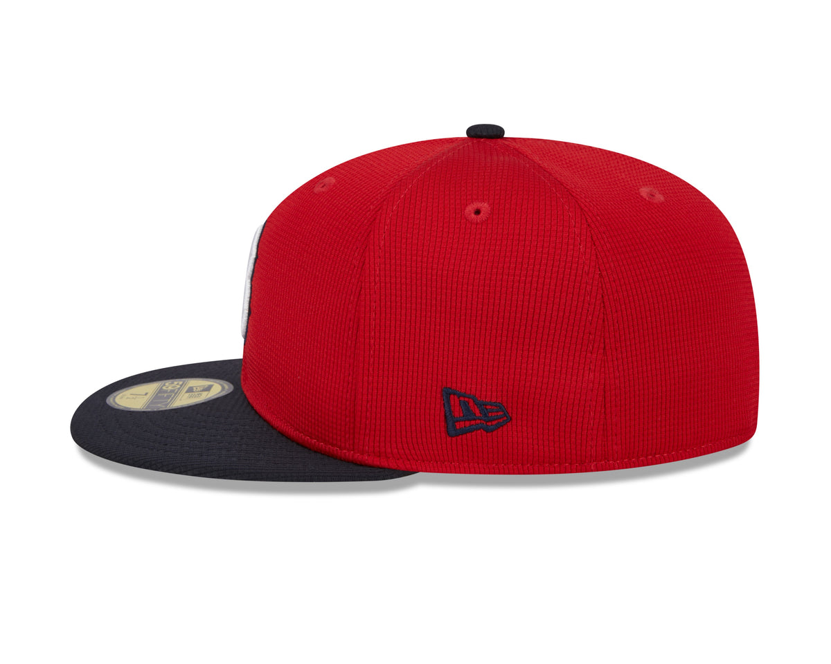 Boston Red Sox New Era Red/Navy 2025 Spring Training 59FIFTY Fitted Hat