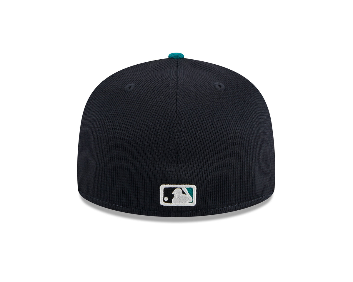 Men's Seattle Mariners New Era White 2024 Batting Practice 59FIFTY Fitted Hat