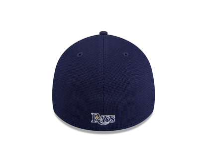 Men's Tampa Bay Rays New Era 2024 Batting Practice Navy 39THIRTY Flex-Fit Hat