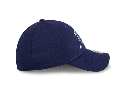 Men's Tampa Bay Rays New Era 2024 Batting Practice Navy 39THIRTY Flex-Fit Hat