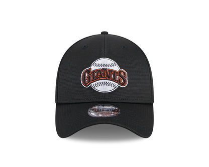 Men's San Francisco Giants New Era 2024 Batting Practice Black 39THIRTY Flex-Fit Hat