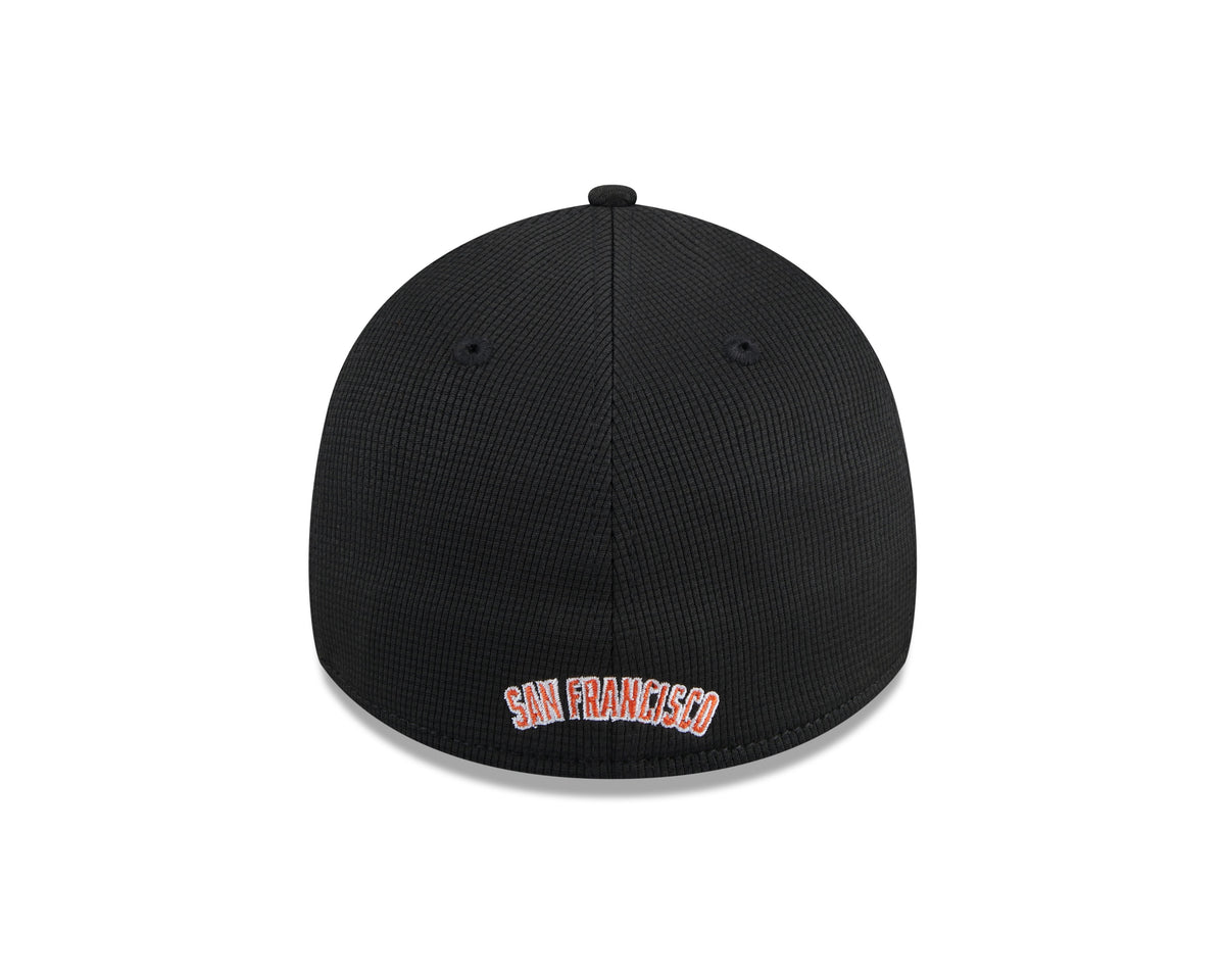 Men's San Francisco Giants New Era 2024 Batting Practice Black 39THIRTY Flex-Fit Hat