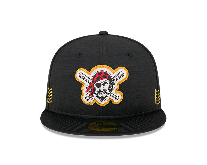 Men's Pittsburgh Pirates New Era Black 2024 Alternate Clubhouse 1914 59FIFTY Fitted Hat