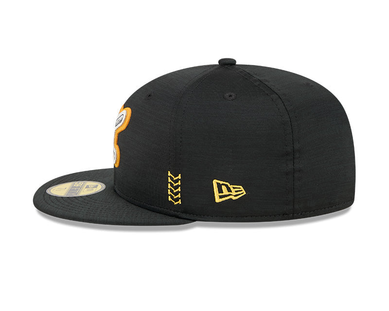 Men's Pittsburgh Pirates New Era Black 2024 Alternate Clubhouse 1914 59FIFTY Fitted Hat
