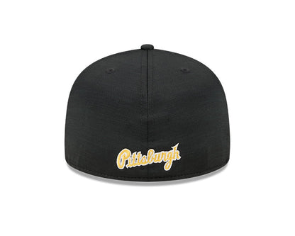 Men's Pittsburgh Pirates New Era Black 2024 Alternate Clubhouse 1914 59FIFTY Fitted Hat