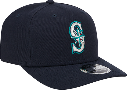 Seattle Mariners New Era Home Navy 9SEVENTY Adjustable Hat-Player Replica