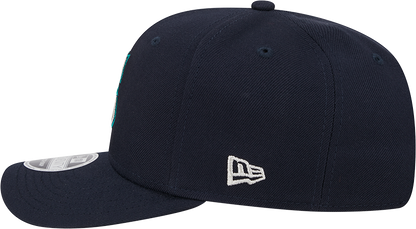 Seattle Mariners New Era Home Navy 9SEVENTY Adjustable Hat-Player Replica