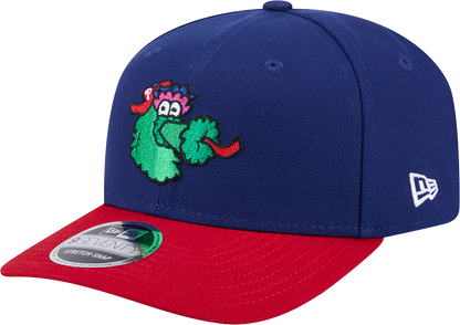 Philadelphia Phillies Blue/Red Phanatic New Era 9SEVENTY Stretch Snap Adjustable Hat
