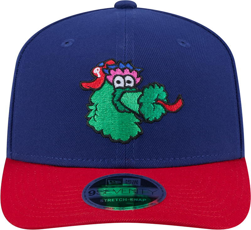 Philadelphia Phillies Blue/Red Phanatic New Era 9SEVENTY Stretch Snap Adjustable Hat