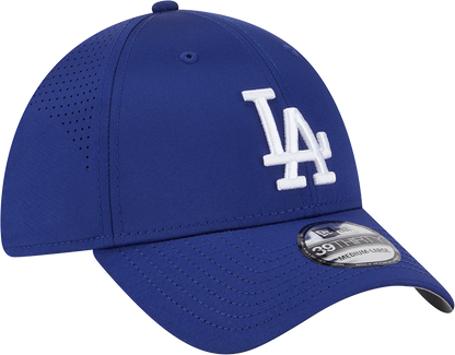 MLB Los Angeles Dodgers New Era Mid Perf 39THIRTY Flex Fit Hat - Royal