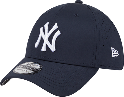 MLB New York Yankees New Era Mid Perf 39THIRTY Flex Fit Hat - Navy