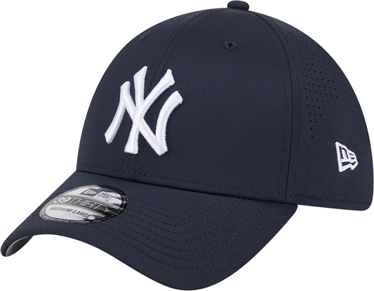 MLB New York Yankees New Era Mid Perf 39THIRTY Flex Fit Hat - Navy