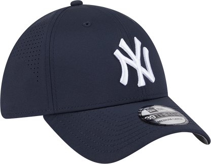 MLB New York Yankees New Era Mid Perf 39THIRTY Flex Fit Hat - Navy