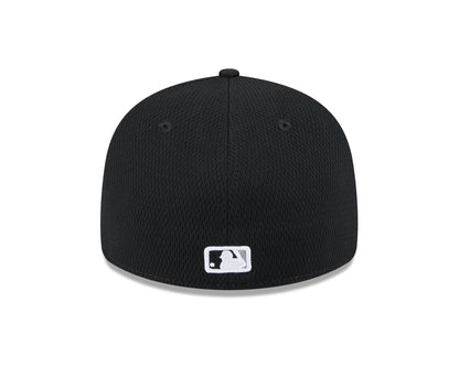 Chicago White Sox New Era Black 2025 Clubhouse Alternate 59FIFTY Low Profile Fitted Hat