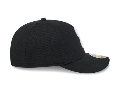 Chicago White Sox New Era Black 2025 Clubhouse Alternate 59FIFTY Low Profile Fitted Hat
