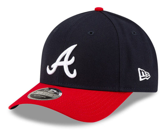 Atlanta Braves Navy/Red New Era Player Replica M-Crown 9FORTY Adjustable Hat