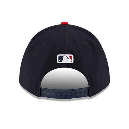 Atlanta Braves Navy/Red New Era Player Replica M-Crown 9FORTY Adjustable Hat