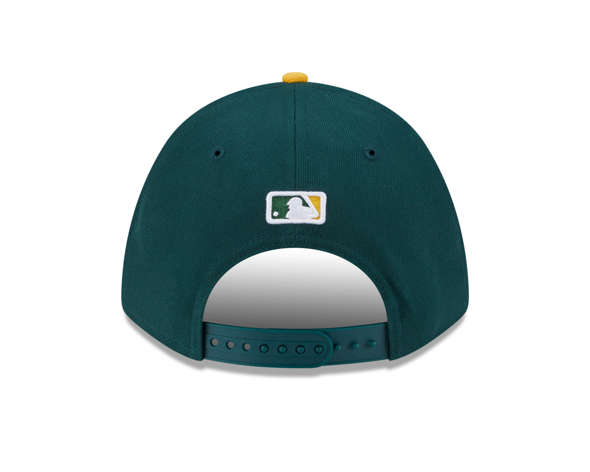 Athletics Green/Yellow New Era Player Replica M-Crown 9FORTY Adjustable Hat