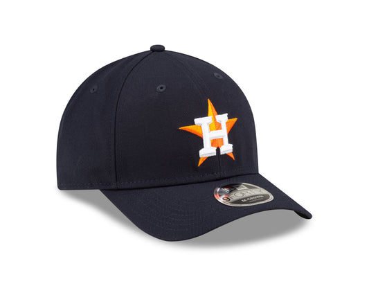 Gorra ajustable 9FORTY New Era Player Replica M-Crown de los Houston Astros, color azul marino, para la local