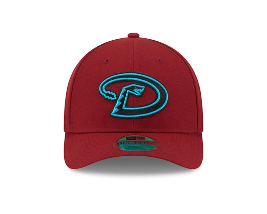 Gorra ajustable 9FORTY New Era Player Replica M-Crown roja alternativa de los Arizona Diamondbacks