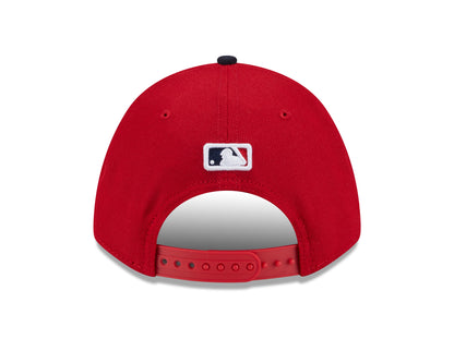 Cleveland Guardians Red/Navy New Era Player Replica M-Crown 9FORTY Adjustable Hat