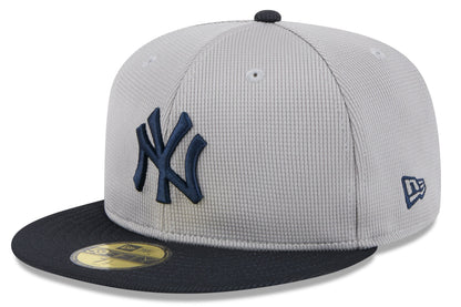 New York Yankees New Era Road Grey 2025 Spring Training 59FIFTY Fitted Hat
